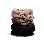 Velvet Scrunchies For Women 8pcs Neutral Large Hair... - Coupon