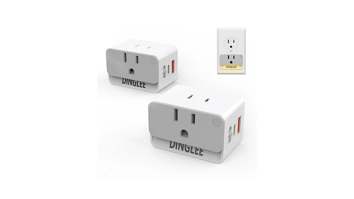 Outlet Extender 2 Pack 2 Ac Multi Plug Wall Outlet... - Coupon
