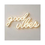 Decanit Good Vibes Neon Sign Warm White Boho Led... - Coupon