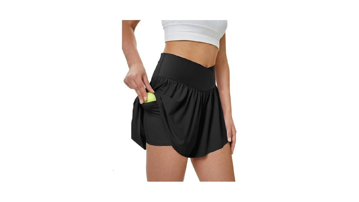 Dlooda Women S Athletic Running Shorts With Pockets... - Coupon