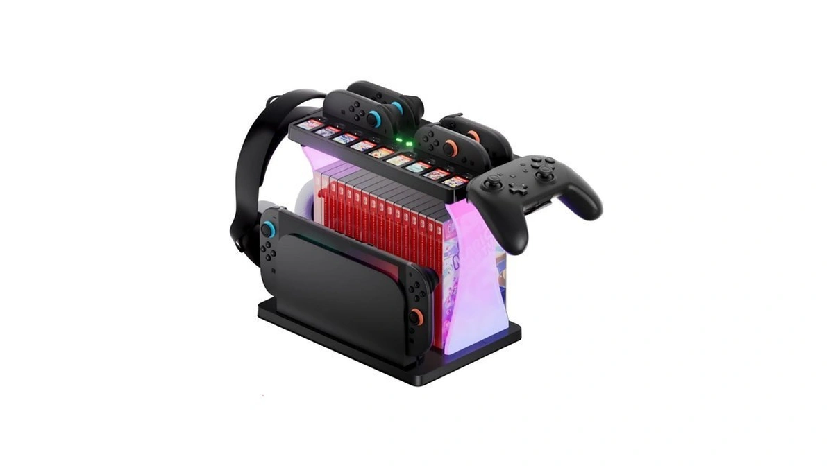 Uxilep Switch 2 Storage Station Charging Dock For... - Coupon