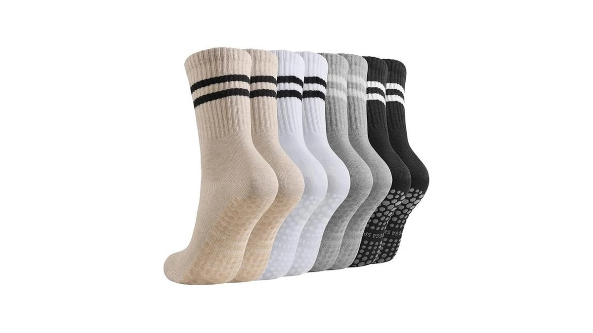 Budermmy Pilates Socks For Women With Grips Yoga... - Coupon