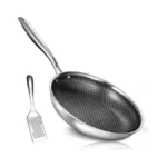 Useluck 10 Inch Nonstick Frying Pan Stainless Steel... - Coupon