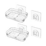 Bar Soap Dish 2 Pack Self Draining Soap Holder For... - Coupon