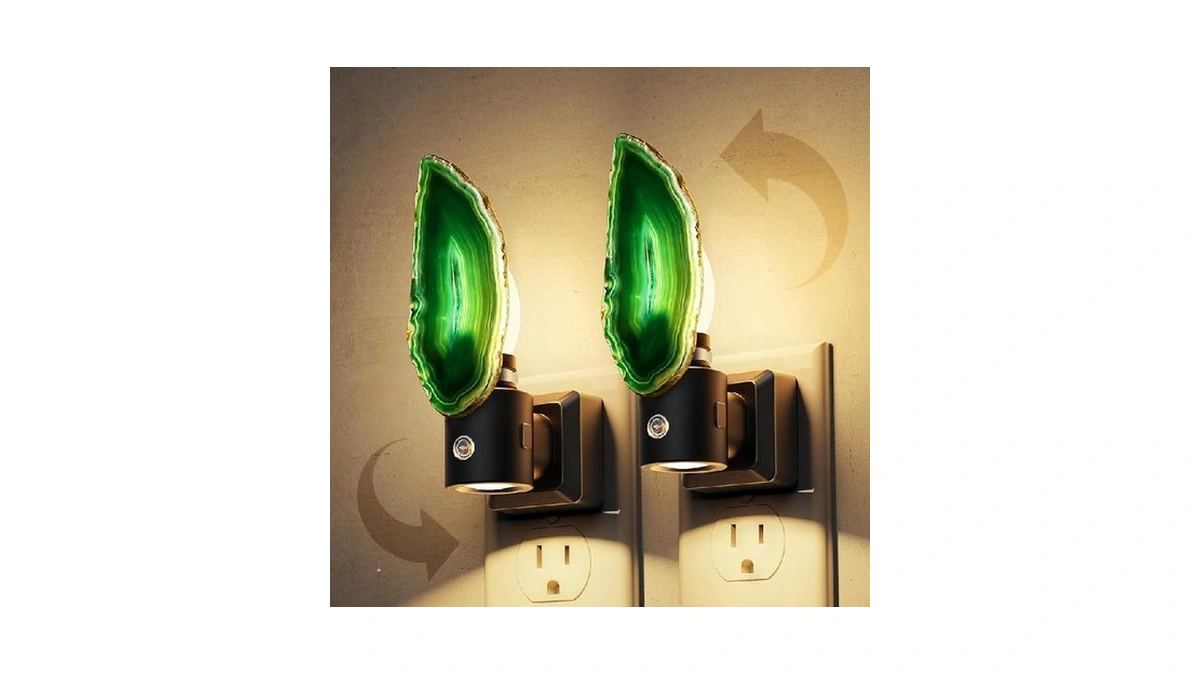 L Lohas Led Night Lights Plug Into Wall Agate... - Coupon