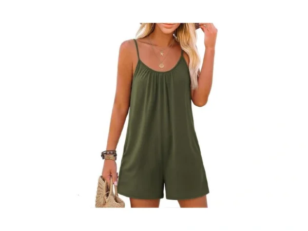 Ekouaer Summer Rompers For Women Boho Beach... - Coupon