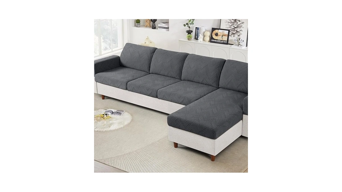 Ruaozz Couch Cushion Covers For Sectional Sofa... - Coupon