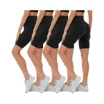 Campsnail 4 Pack Biker Shorts For Women High Waist... - Coupon
