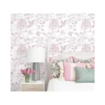 Yasinet Pink Floral Wallpaper Boho Peel And Stick... - Coupon