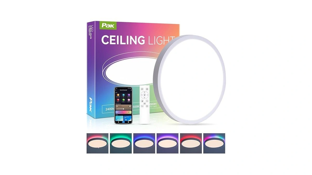 12 Inch Smart Ceiling Light Rgb Ic Led Flush Mount... - Coupon