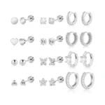 Wgoud 12 Pairs Hypoallergenic Surgical Steel... - Coupon
