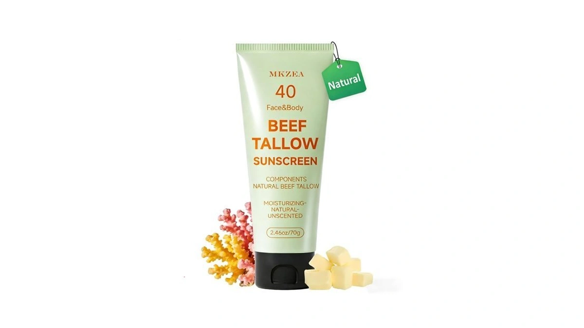 Beef Tallow Reef Safe Sunscreen Spf 40 For Face... - Coupon