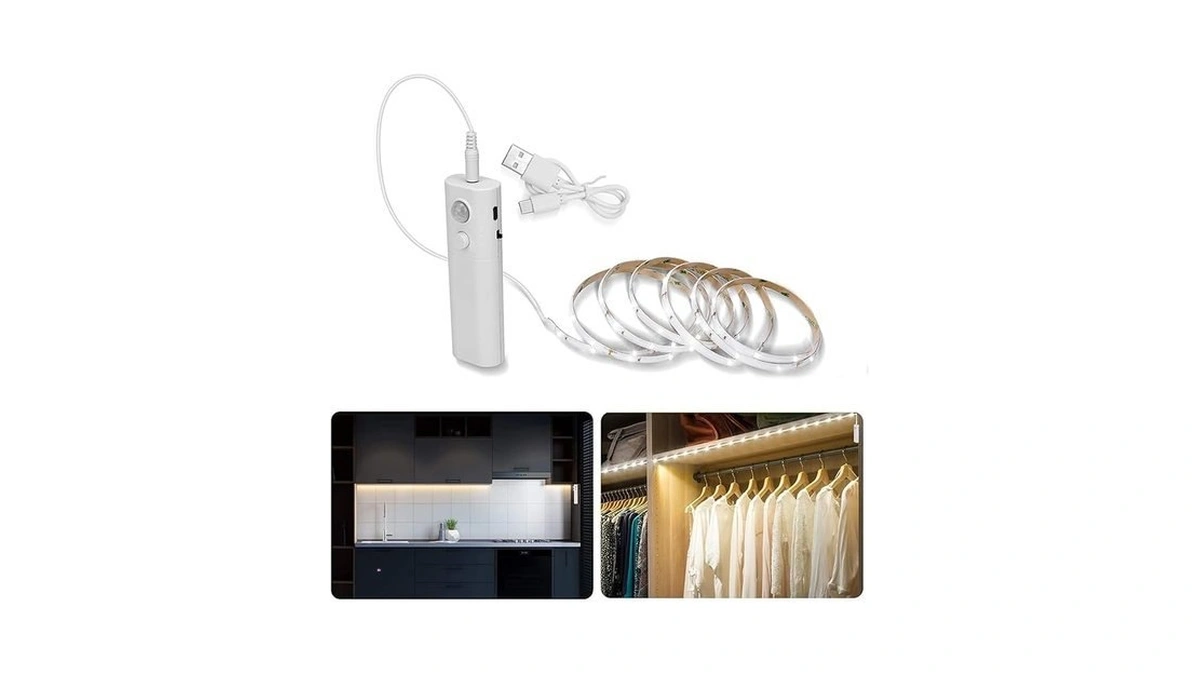 Rechargeable Led Strip Lights For Cabinets - Luxjet... - Coupon