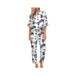 Ekouaer Women Pajama Sets Short Sleeve V Neck Top... - Coupon