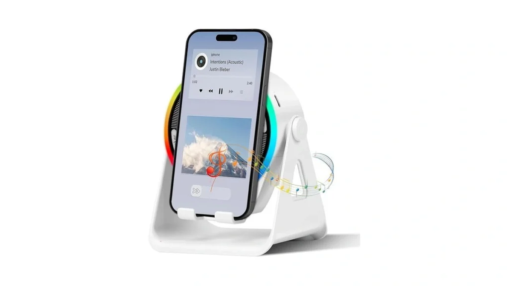 Cawinii Wireless Induction Bluetooth Speaker 4-in-1... - Coupon