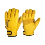 Schwer Ansi A9 Cut Resistant Leather Work Gloves... - Coupon