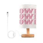 Vigtro Table Lamp With Usb Pink Howdy Bedroom... - Coupon