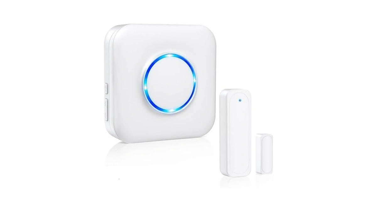 Door Chime Satisure Wireless Door Open Contact... - Coupon