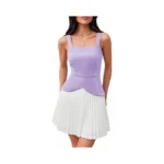 Angashion Women S Square Neck Sleeveless Mini Dress... - Coupon