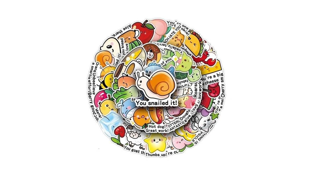 Animal Stickers For Kids Waterproof Vinyl Stickers... - Coupon