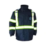 Wuple Men S Hi Vis Rain Jacket Safety Rain Coat... - Coupon