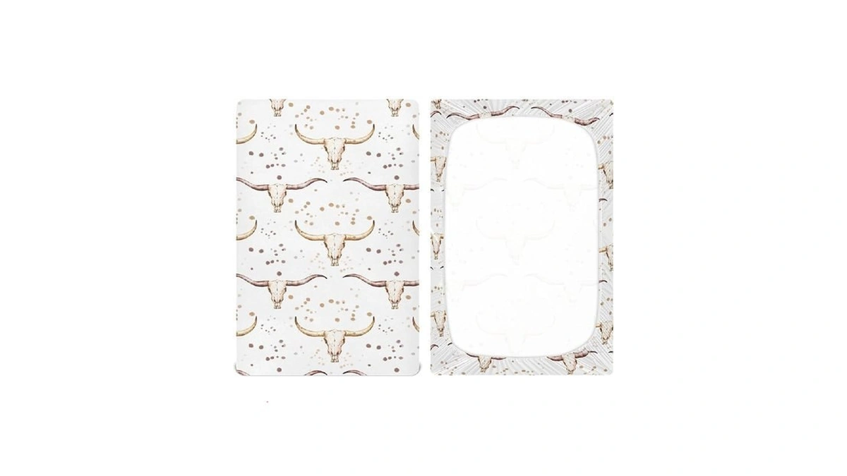 Vigtro Western Bull Baby Crib Sheets For Boys Girls... - Coupon