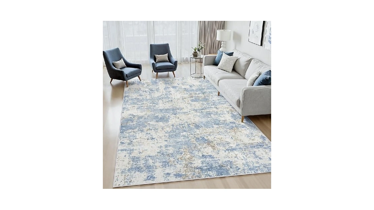 5x7 Area Rugs Living Room Rug Modern Abstract... - Coupon