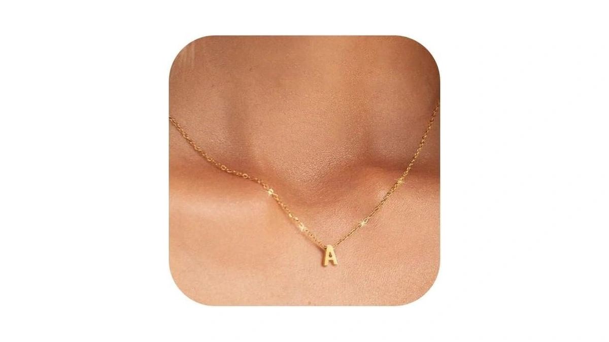 Jnzsswhjjh Dainty Initial Necklace For Women Letter... - Coupon