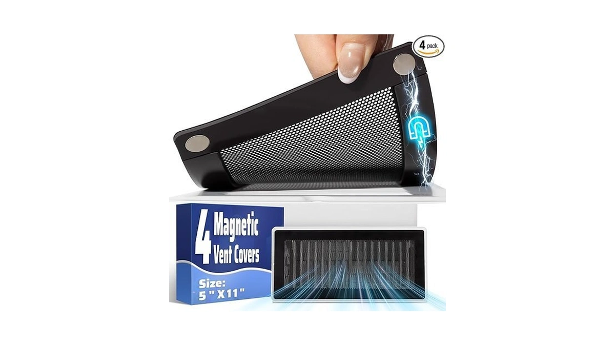 Magnetic Vent Mesh- 4 Pack 5 X 11 Inch Strong... - Coupon