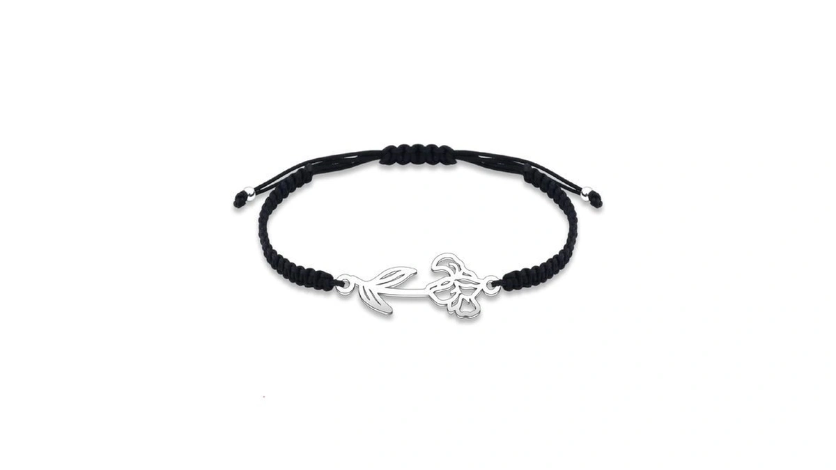 Ylwjsp 12 Months Flower Braided Rope Bracelet -... - Coupon