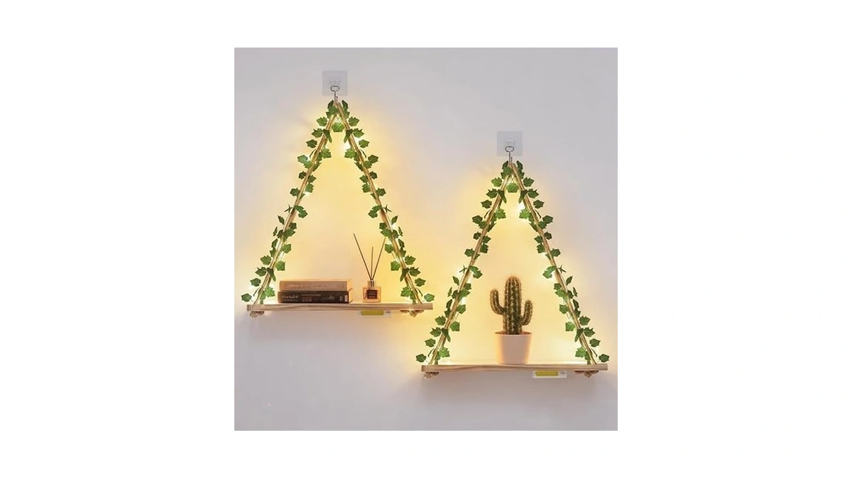Richer House Macrame Floating Shelves For Wall No... - Coupon