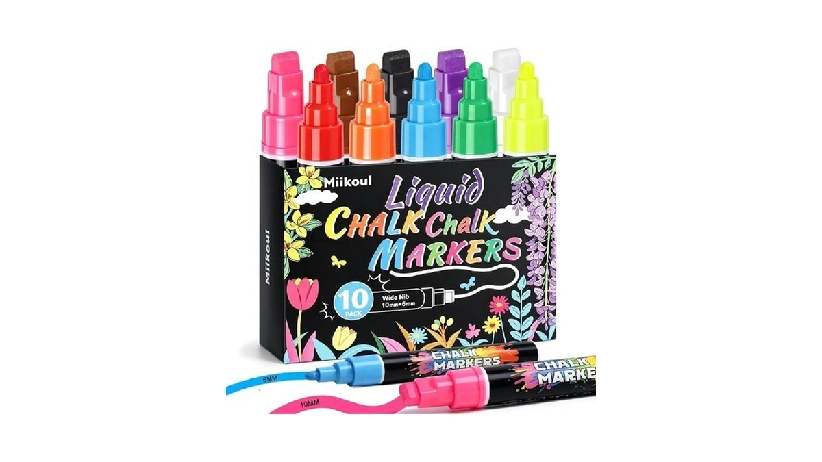 Miikoul 10mm 6mm Window Chalk Markers With... - Amazon Promo Code