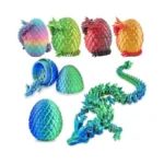 Qxbuhe 12 Inch 3d Printed Dragon Eggs With Dragon... - Coupon