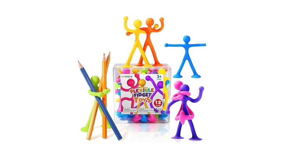 Lesong Suction Cup Fidget Toys For Kids 12 Pack... - Coupon
