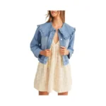 Tankaneo Takaneo Womens Denim Jacket Peter Pan... - Coupon