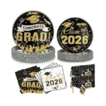Qyntelix Graduation Plates And Napkins 2026 152pcs... - Coupon