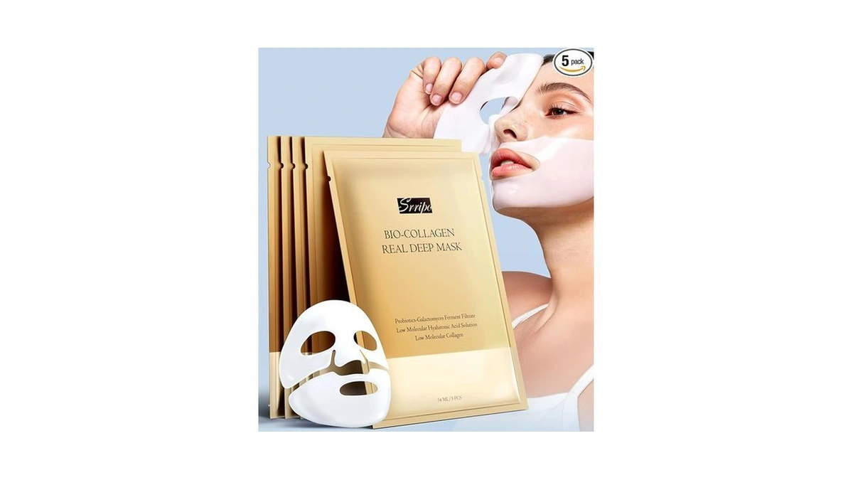 Radiant Glow Collagen Face Mask - Real Deep... - Coupon