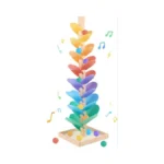 Marble Run Wood Ball Drop Toy For Kids 3-5 Toddlers... - Coupon