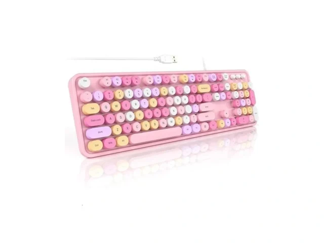 Sqmd Colorful Computer Keyboards Wired Usb Plug And… – Coupon