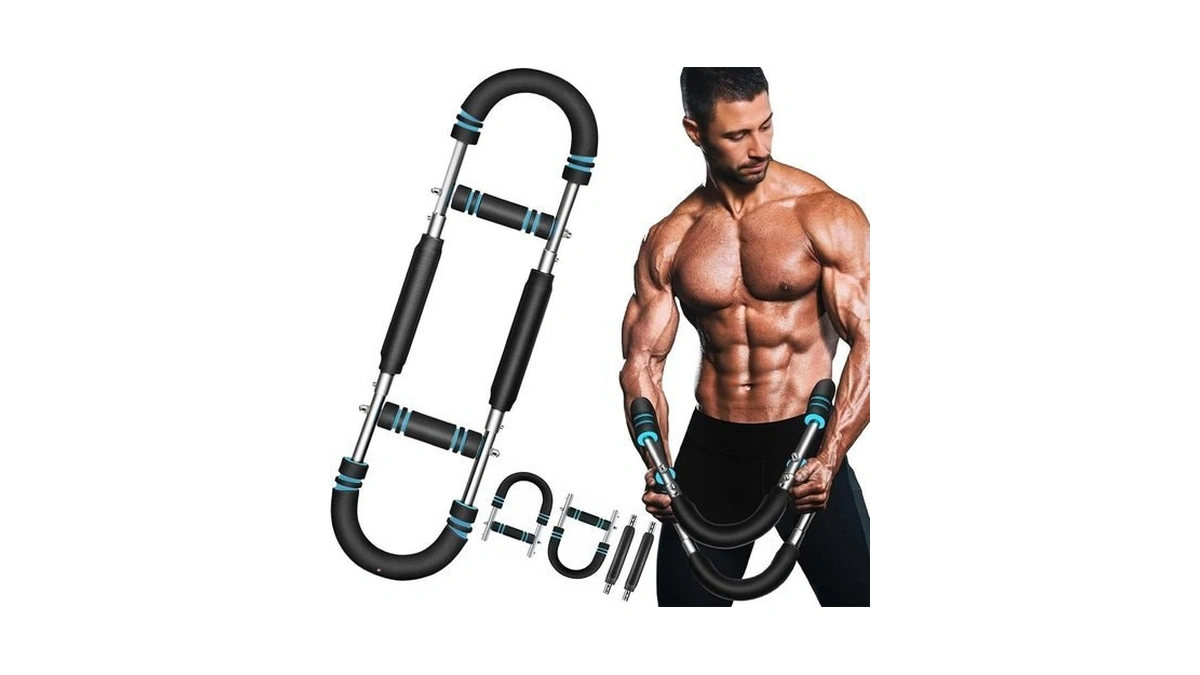 Adjustable U-shaped Arm Strength Trainer Portable... - Coupon