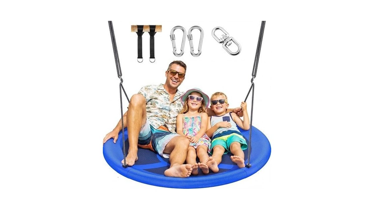 Everyfun 43 Saucer Tree Swing For Kids Adult 700lbs... - Coupon