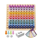 Buzifu Wooden Montessori Multiplication Board Game... - Coupon