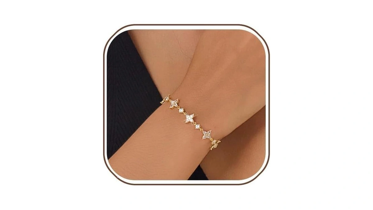 Dainty Gold Silver Bracelet For Women Trendy Non... - Coupon