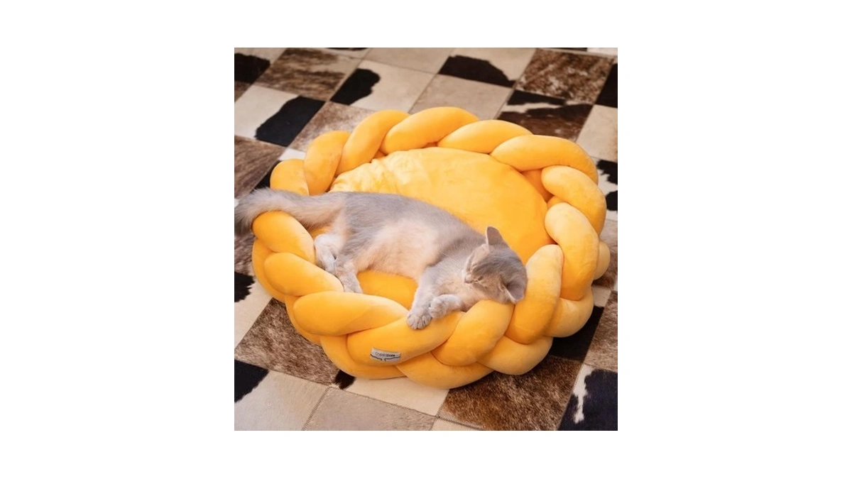 Cheerpals Weave Cat Bed For Indoor Cats Cute Pet... - Coupon