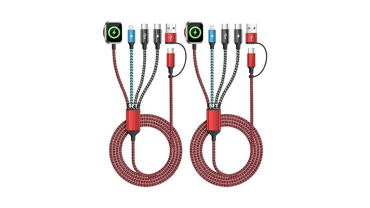 Travel Essentials Dual Type-c Port 4 In 2 Multi... - Coupon