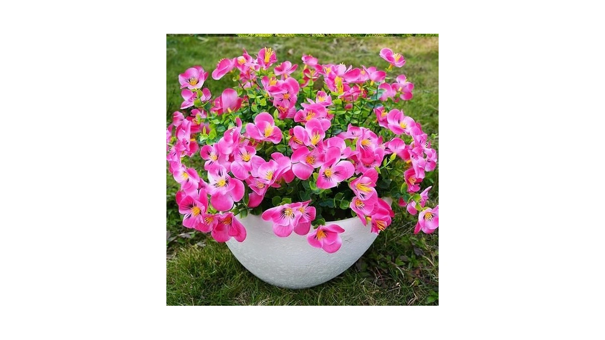 Trytuny Artificial Flowers For Outdoor Realistic... - Coupon