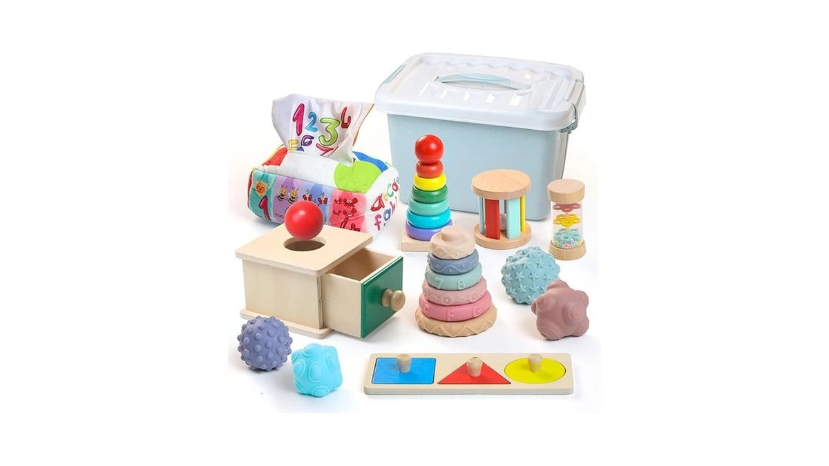 Teekdeer Montessori Toys For Babies 6-12 Months 8... - Coupon