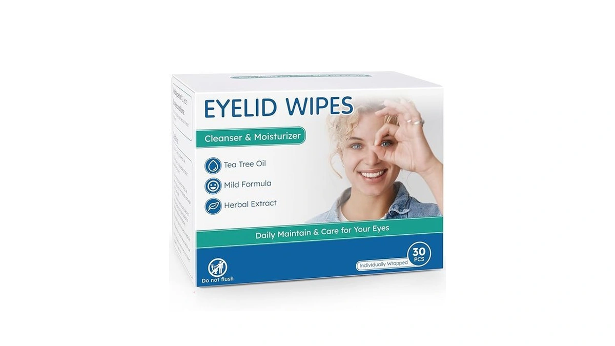 Eyelid Cleansing Wipes For Dry Eye Blepharitis Tea... - Coupon