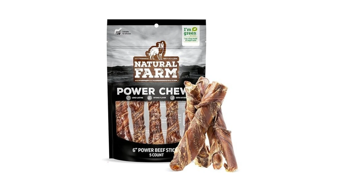 Natural Farm Power Beef Sticks Dog Chews 6 5-pack... - Coupon