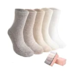 Sisosock 5 Pairs Fuzzy Soft Cozy Comfortable Socks... - Coupon